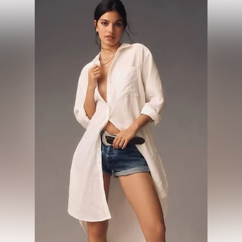 Anthropologie Maeve Button Down Shirt XS
